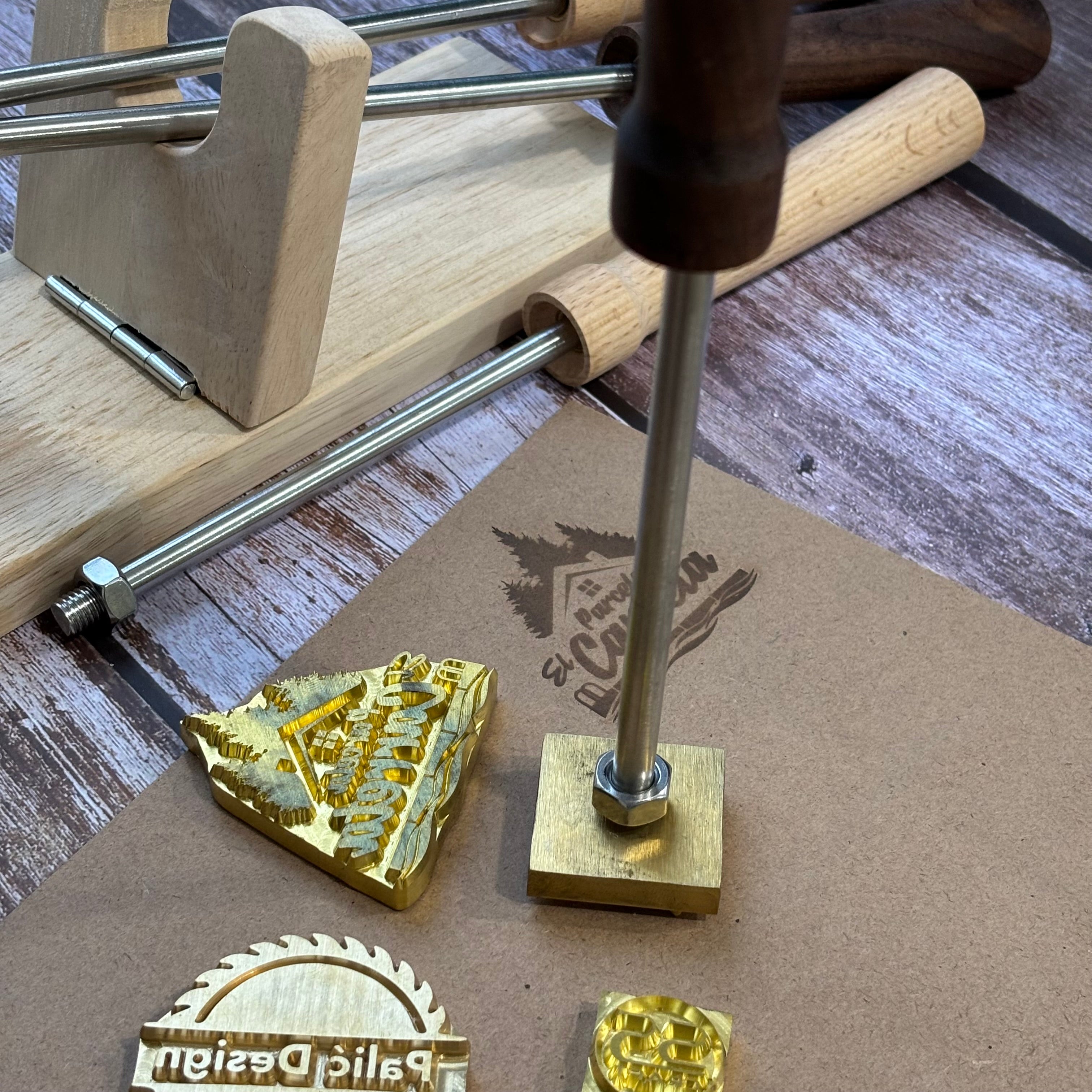 wood branding iron customized logo stamp heating stamps hot stamping