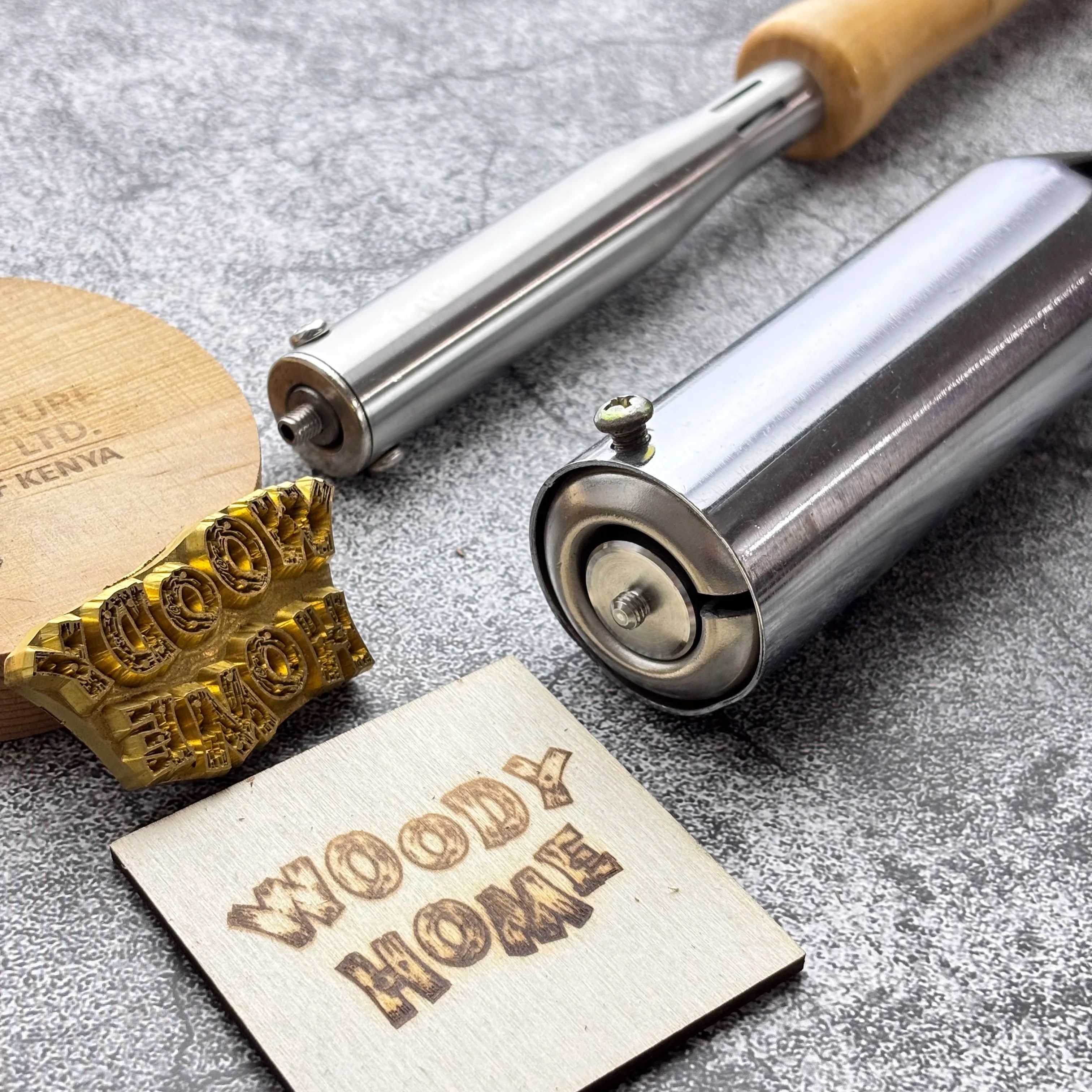 150W/300W Wood Branding Iron for Woodworking Customized Logo Brass Heat Stamp No Temperature Adjusted