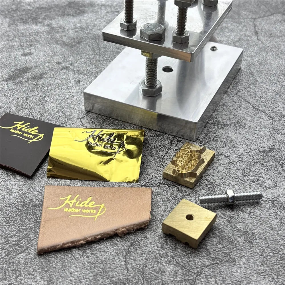 500W Handheld Hot Foil Stamping Machine Custom Logo Embossing Machine Leather Wood Cake Branding Brass Heat Stamps