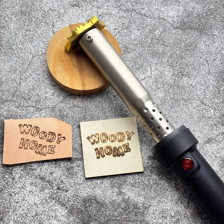 200W/300W No Temperature Adjust Hot Stamping Iron for Wood Branding Leather Heat Stamp Burger Personalized Logo