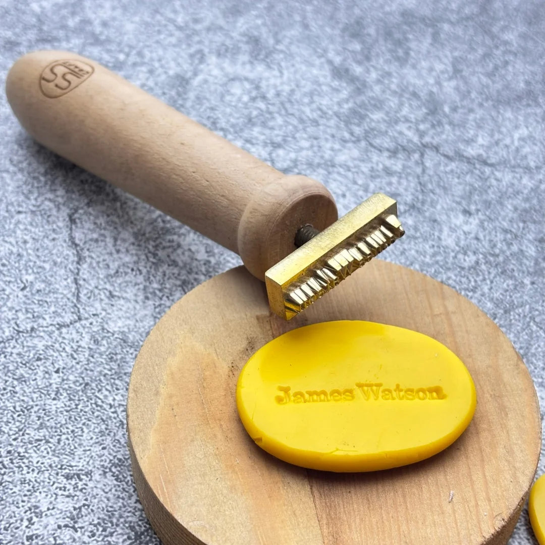 Customize Logo Pottery Stamp for Clay Personalized Signature Soap Stamps Ceramic Seal Brass Mold