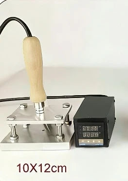 500W Hand-held Leather Hot Foil Stamping Machine Customize LOGO Heat Stamp Branding