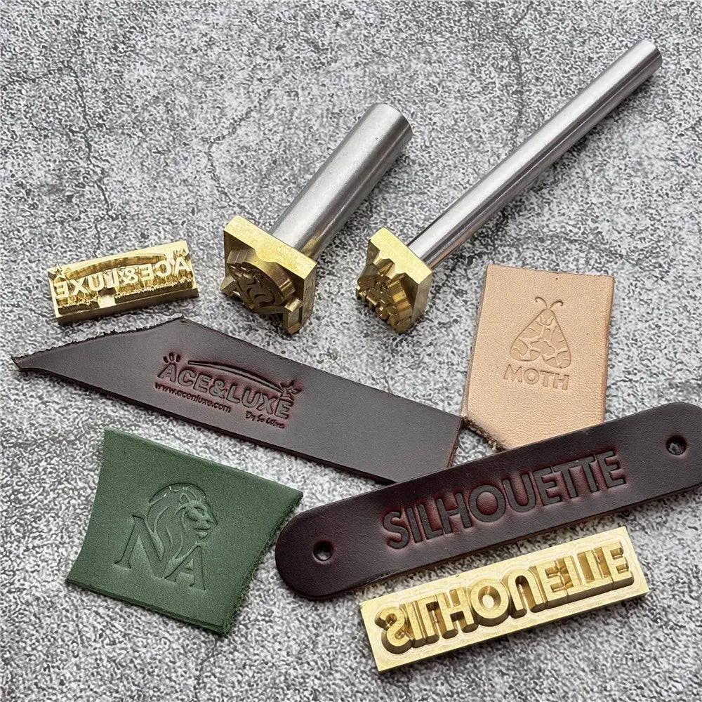 Custom Logo Leather Stamping Punch Brass Stamp Cold Pressing Leather Embossing Mold