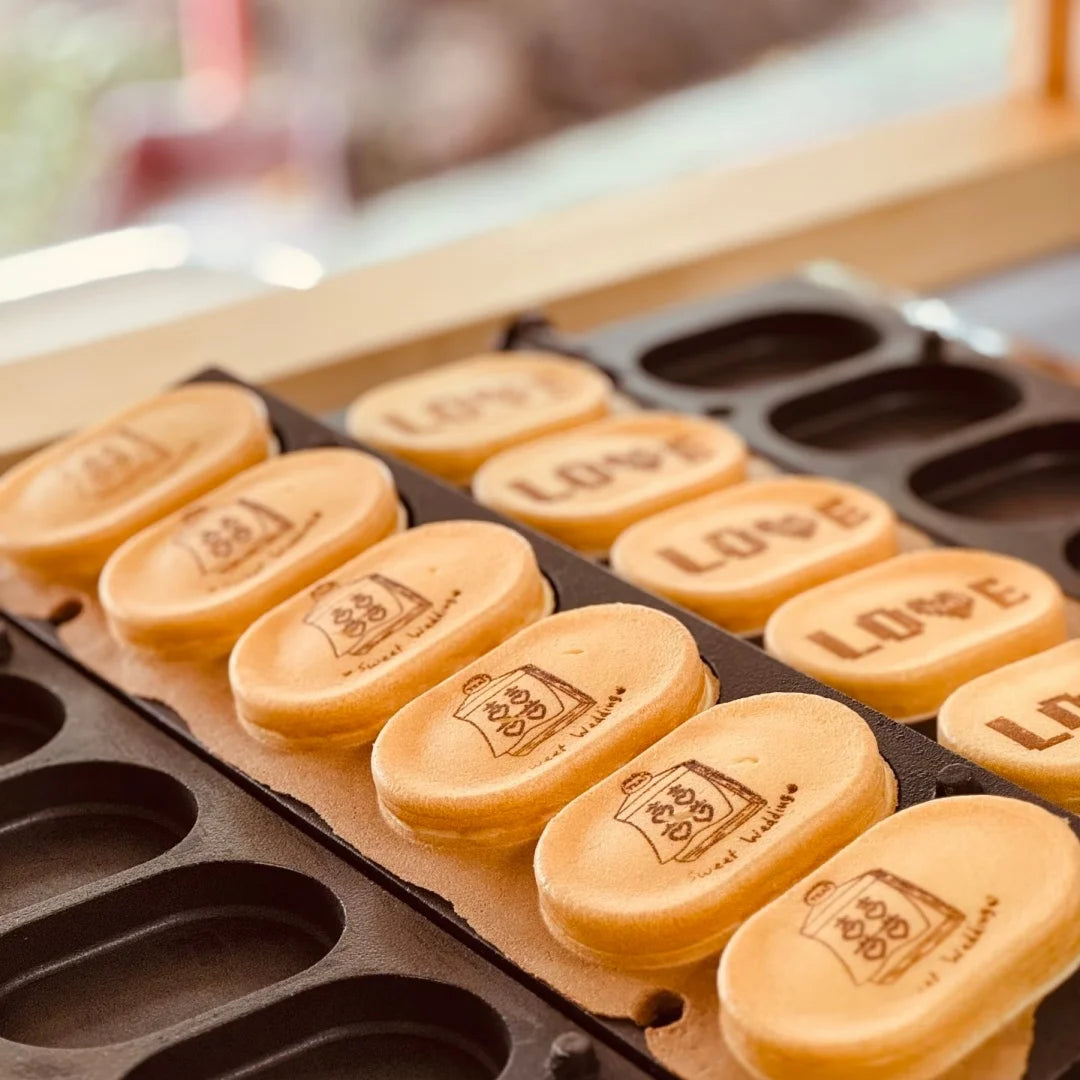 200W Custom Logo Cake Branding Iron Brass Heating Stamp Personalized Design Bakery Bread Burger