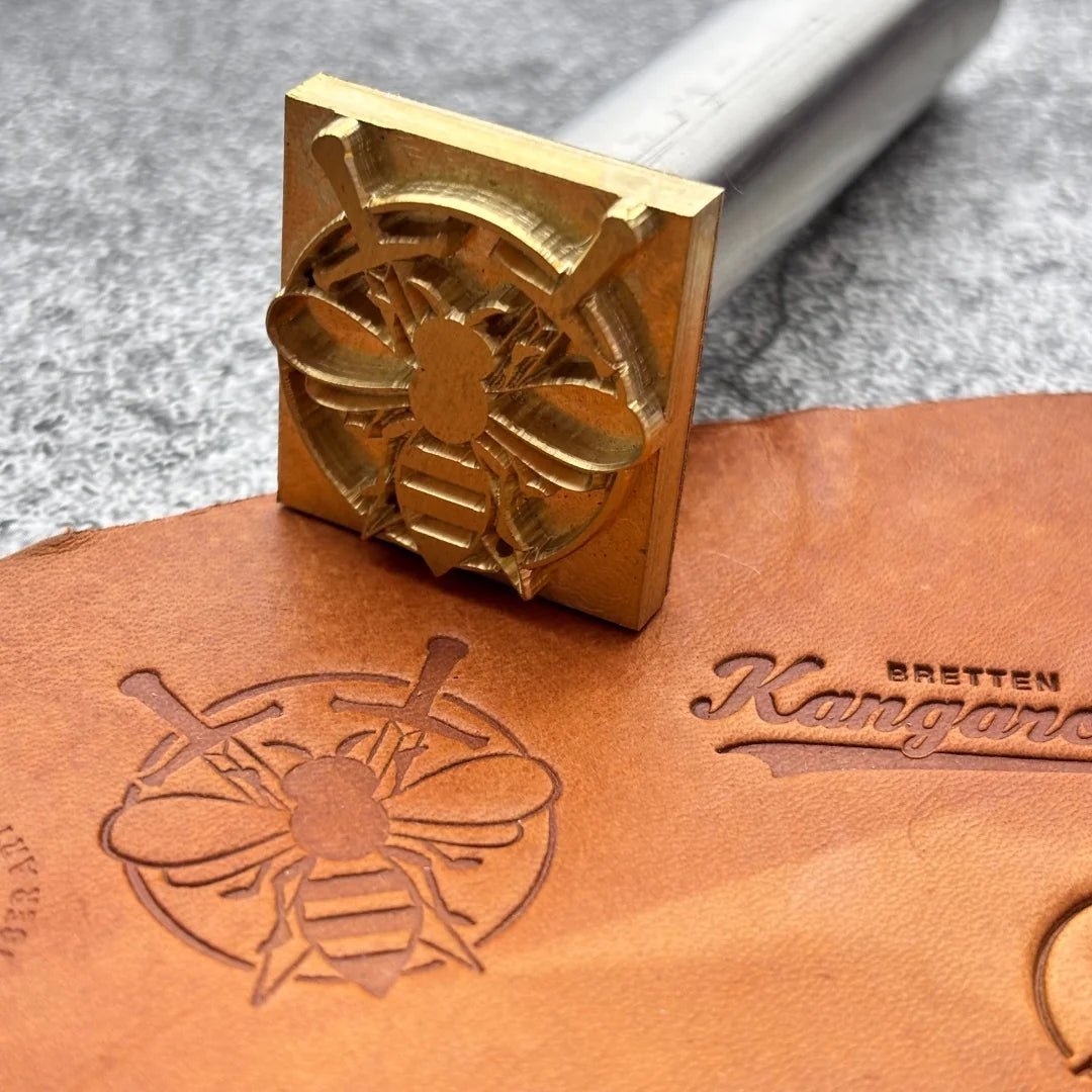 Customize Leather Hand Stamping Punch Set Personalized Logo M5 Brass Stamp Embossing Debossing Mold