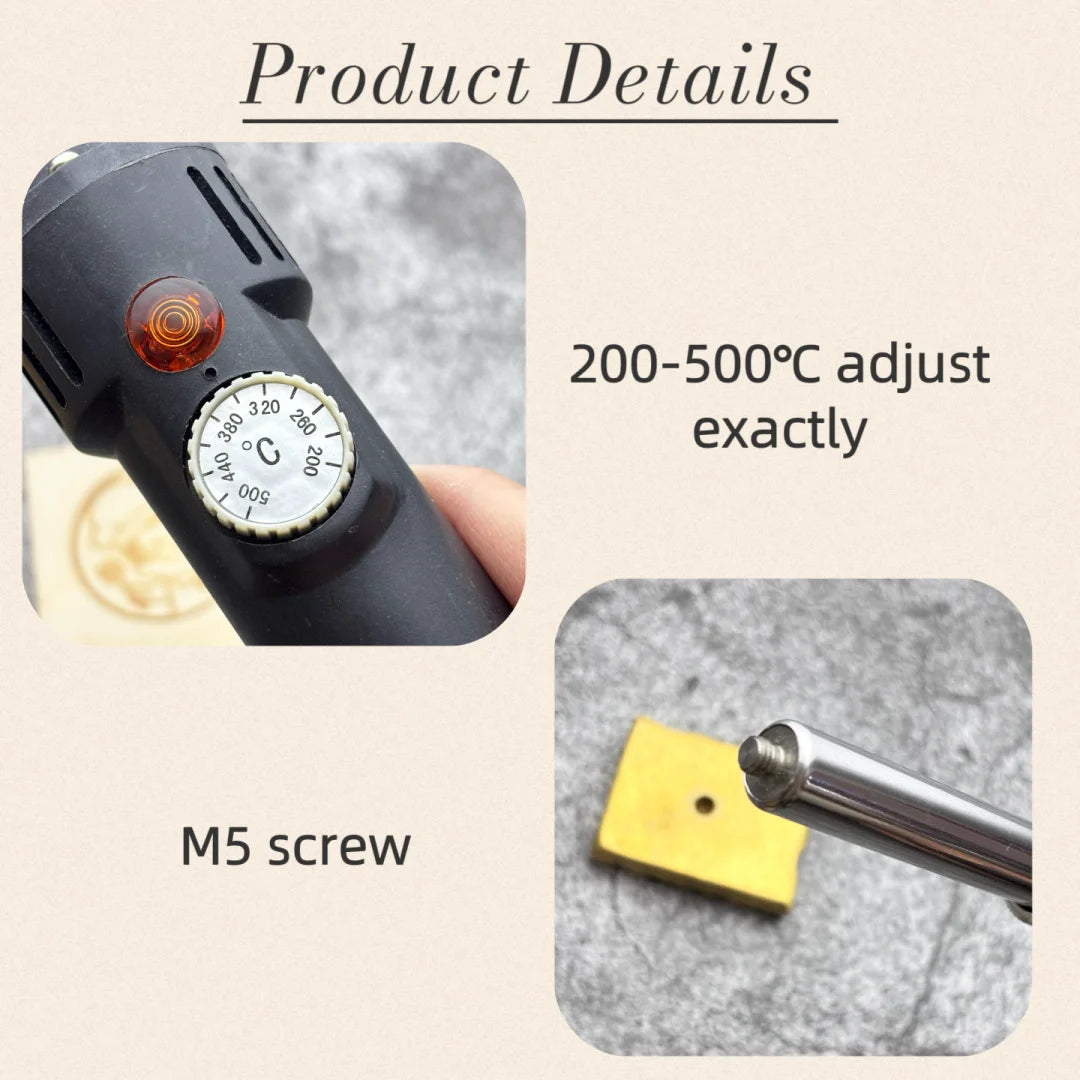 200W Custom Logo Cake Branding Iron Brass Heating Stamp Personalized Design Bakery Bread Burger
