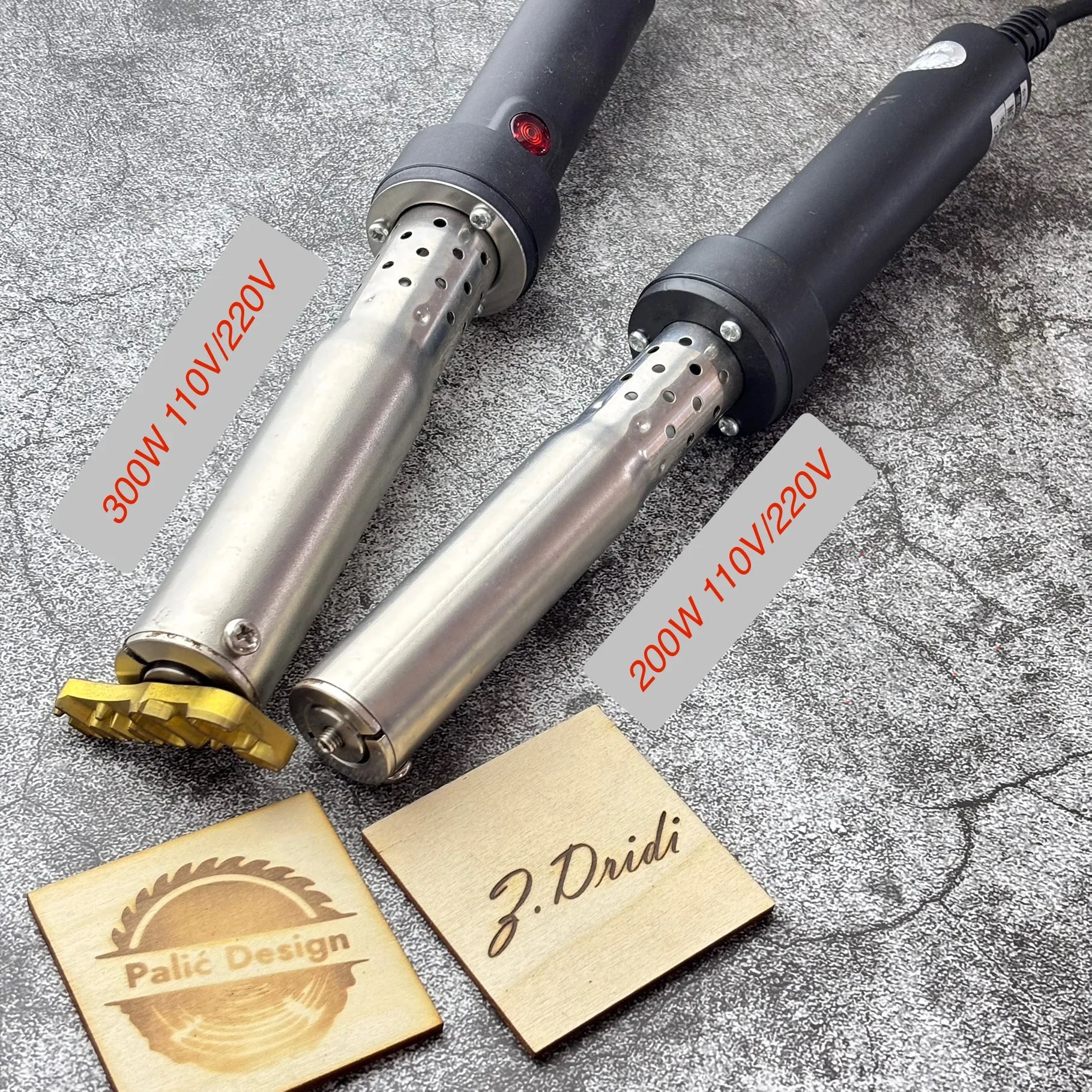 200W/300W No Temperature Adjust Hot Stamping Iron for Wood Branding Leather Heat Stamp Burger Personalized Logo