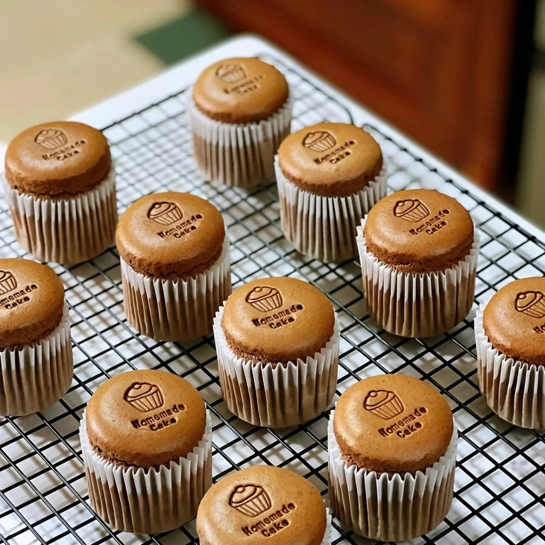 200W Custom Logo Cake Branding Iron Brass Heating Stamp Personalized Design Bakery Bread Burger
