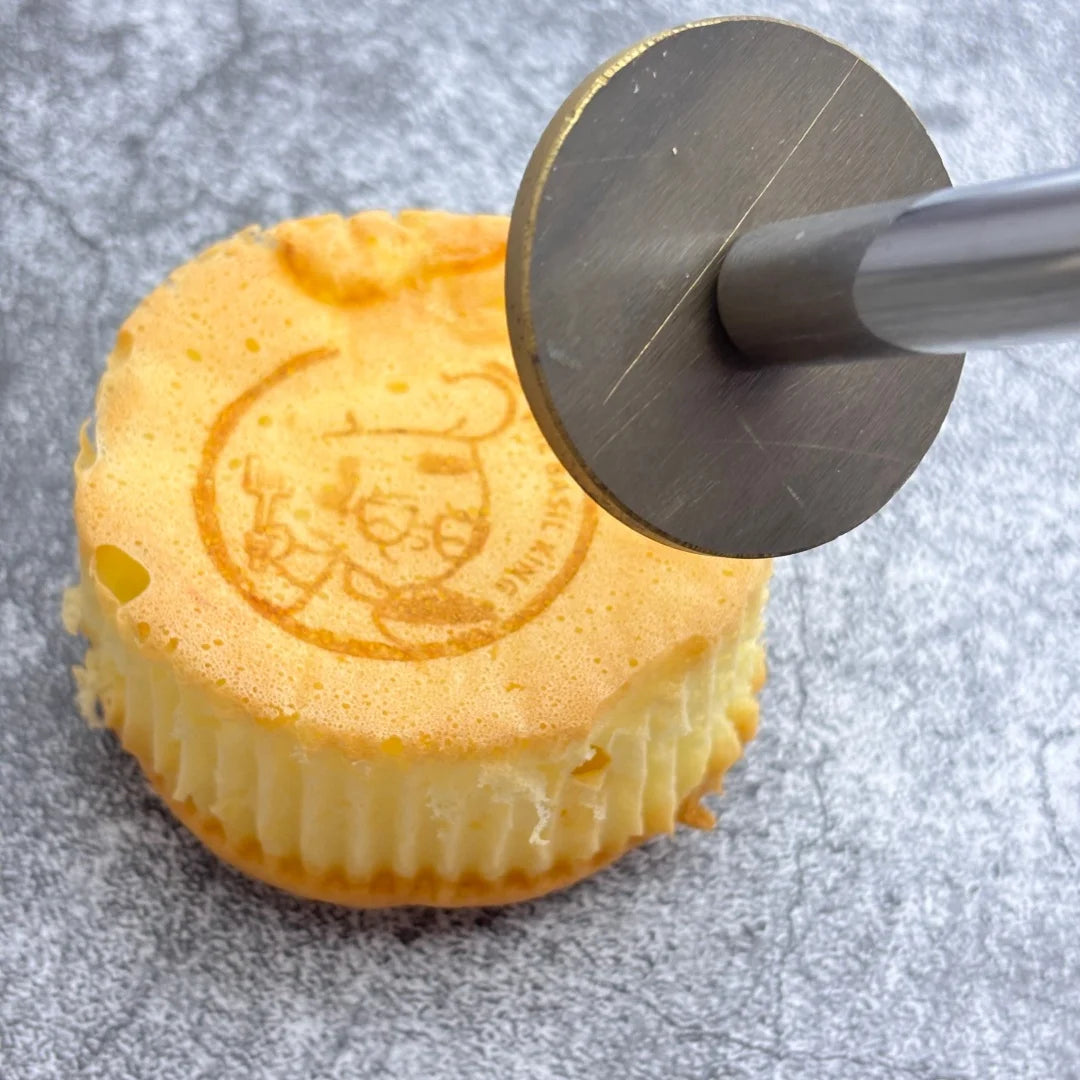 200W Custom Logo Cake Branding Iron Brass Heating Stamp Personalized Design Bakery Bread Burger