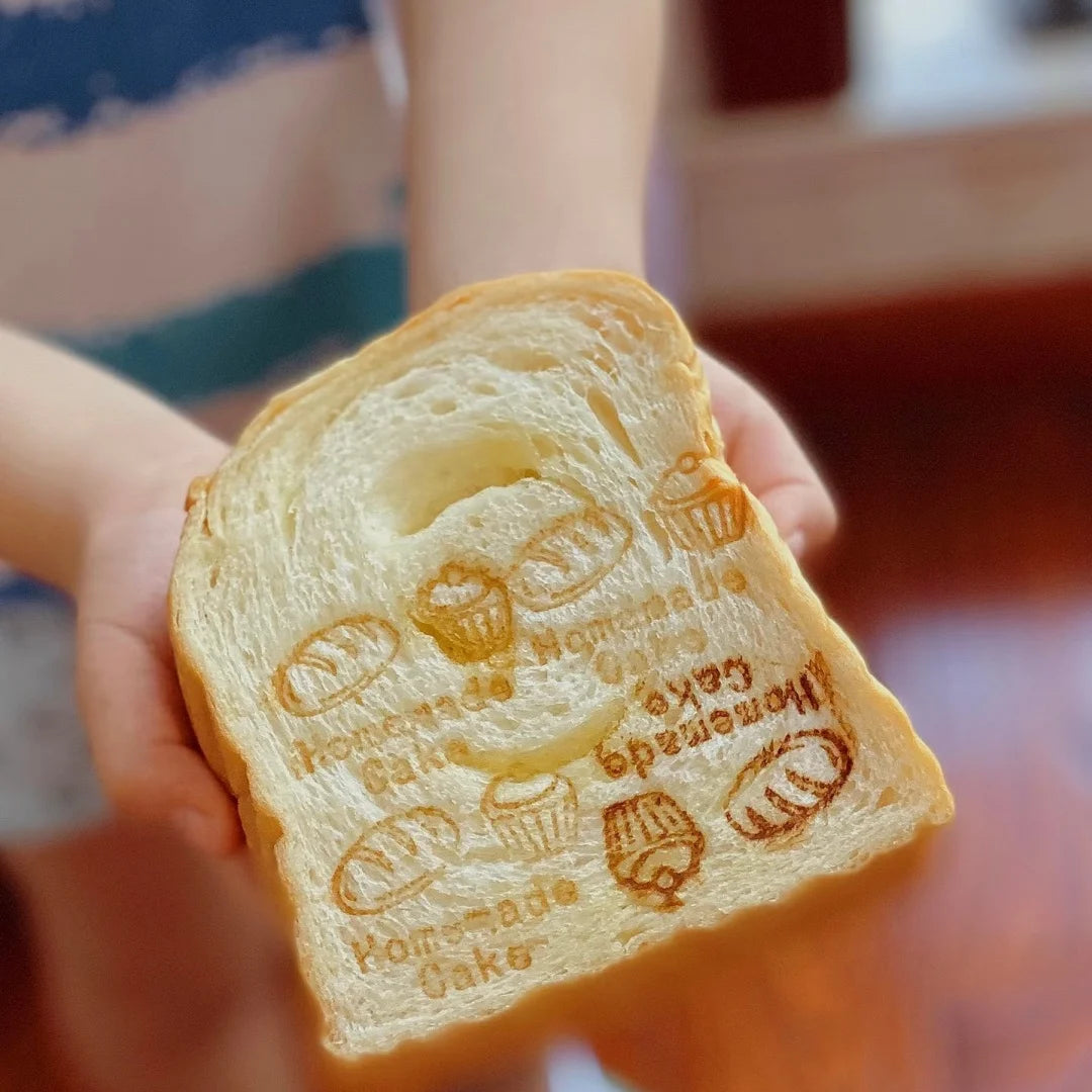 200W Custom Logo Cake Branding Iron Brass Heating Stamp Personalized Design Bakery Bread Burger