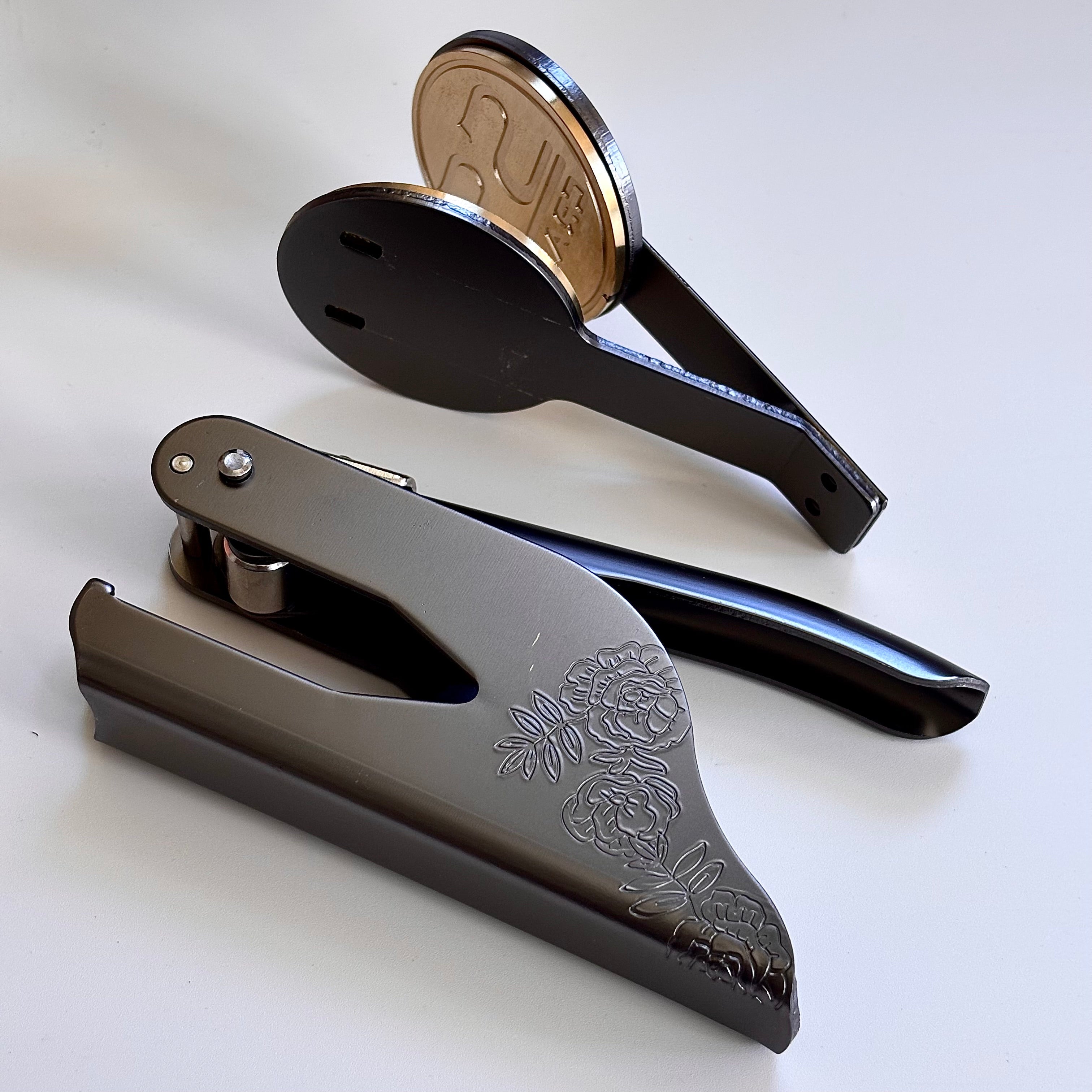 Personalized Custom Book Embosser Wedding Invitation Logo Embossing Paper Stamps