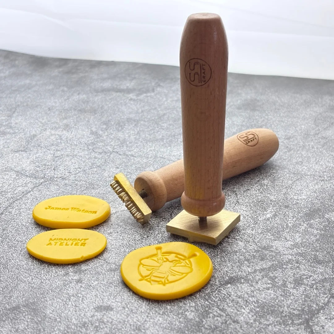 Customize Logo Pottery Stamp for Clay Personalized Signature Soap Stamps Ceramic Seal Brass Mold