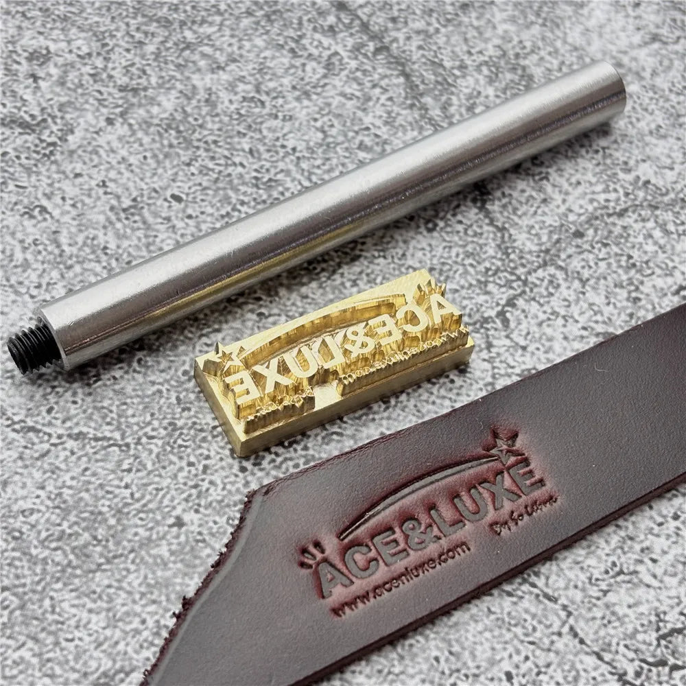 Custom Logo Leather Stamping Punch Brass Stamp Cold Pressing Leather Embossing Mold