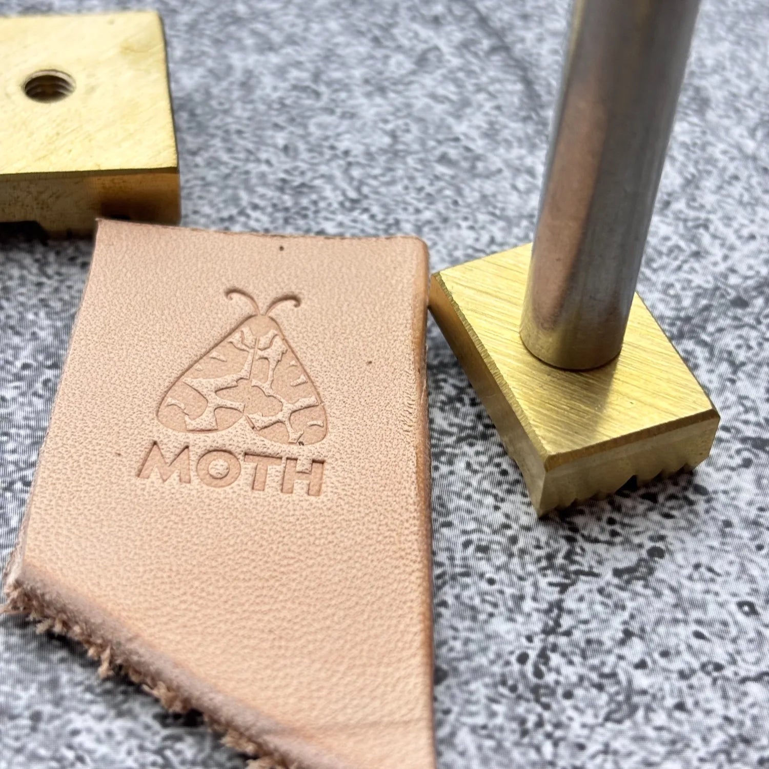Custom Logo Leather Stamping Punch Brass Stamp Cold Pressing Leather Embossing Mold