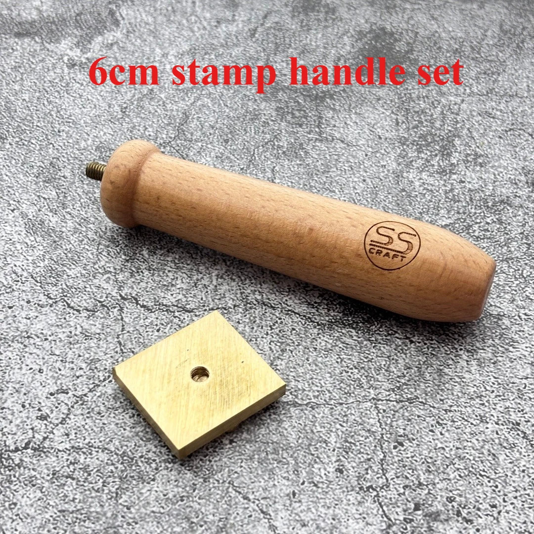 Customize Logo Pottery Stamp for Clay Personalized Signature Soap Stamps Ceramic Seal Brass Mold